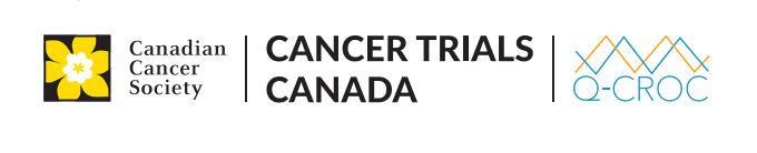 logo de la Société canadienne du cancer, des essais cliniques au Canada et d’OncoQuébec